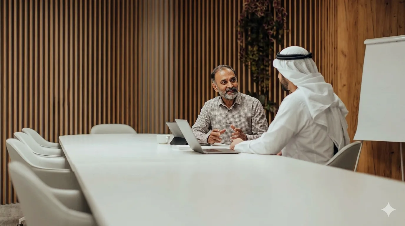 APTR Global team collaborating in the office